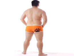 NOUVEAU MEN039S PLUS TIULES OURS CLAW PAW BOXERS COTTON Sous-vêtements Sexe Shorts pour Gay Bear M L XL XXL XXXL5951516