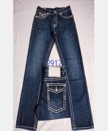 New Men039s True Jeans Mens Robin Rock Revival Religion Jeans Crystal Studs Denim Fashion Pantalon Designer Pantmand TR Taille 32652328