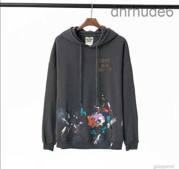 New Mens Designer Galleries Hoodies Depts Hoody Luxury Pullover SweetShirts Loose Lot Long Hooded Cavyled Fashion Streetwear Lovers S-2XL PX7X