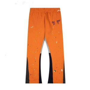 Nouveaux pantalons de créateurs pour hommes Galeries Depts Pantalons de survêtement Lettre Imprimer Femmes Couple Lâche Polyvalent Casual Droite Vintage Hommes Femmes Pantalons