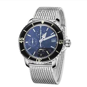 Nieuwe heren designer horloges roestvrij staal aannemen Japanse import fijne 6s quartz uurwerk prachtige techniek luxe horloge Montre de223R