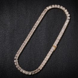 Nouveau collier gradué en diamant pour hommes collier de tennis, collier de chaîne en or diamante pas cher pour hommes Hiphop, qualité supérieure NNT1292