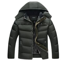 Nieuwe Heren Donsjack Winterjas Met Capuchon Jassen Mannen Outdoor Mode Casual Capuchon Dikker Goedkope Donsjacks XL4XL8629086