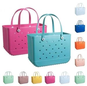 Nueva moda para hombre Bogg Bag Organizador de lujo PVC plástico Cesta impermeable Bolsas de playa Bolsos de mano para mujer Bolsos cruzados Bolso de mano de diseñador Bolsa de compras de almacenamiento grande