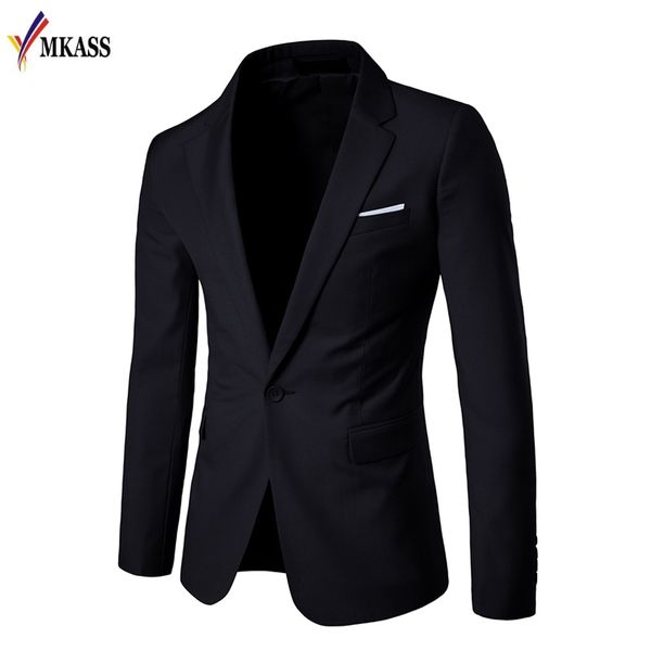 Nouveau Mens de mode Blazer Blu Britannique Style Casual Slim Costume Costume Jacket Blazers Hommes Hommes Manteau Terno Masculino Plus Taille 6xl