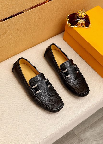 Neue Herren Echtes Leder Bequeme Wohnungen Party Hochzeit Business Kleid Schuhe Männliche Marke Slip Auf Casual Loafers Größe 37-47