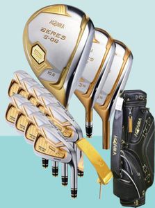 Nieuwe herengolfclubs Honma S06 4 Star Golf Complete set clubs Driverfairway Woodputterbag Graphite Golfschacht Headcover 3306298