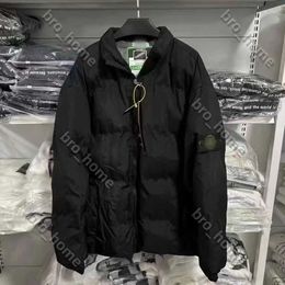 Nouveaux hommes vestes en duvet d'oie Stones-islands veste d'hiver veste haute version le métal nylon imperméable hommes femmes couples loisirs concepteur CP companys veste YHC3