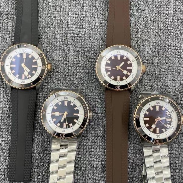 Nouveau montre mécanique automatique pour hommes de haute qualité AAA 46mm bracelet en cuir bracelet en acier saphir luxe luminescent montre de créateur étanche Relojes de lujo