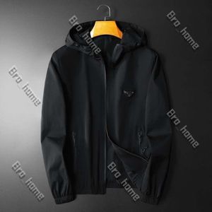 Nouveaux hommes à capuche Pra Veste Designer PP Veste Femmes Hommes Sweats à capuche Manteau Grand Casual Couleur Unie Top Personnalisé Triangle Logo Minceur Tendance Manteau à capuche 117