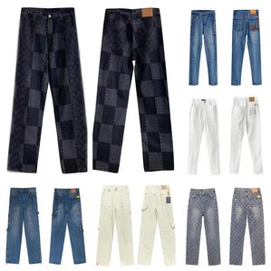 Nieuwe heren jeans European American Street Fashion Brand Men Hoge kwaliteit jeans slanke denim designer jeans potloodbroek