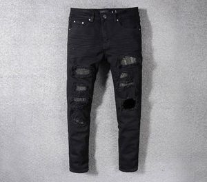 New Mens Jeans jeans pour hommes jeans jeans en denim en denim de haute qualité pantalon de moto