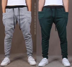 New Mens Joggers Fashion Harem Pantalon Hip Hop Slim Fit Sweatpants Men pour le jogging Dance 8 Colors Pantalons Sport MXXL7777538