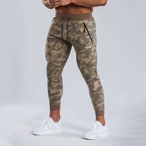 Nieuwe heren joggers broek spierfitness camouflage strakke jogger bijgesneden vrije tijd sporttraining voetbal