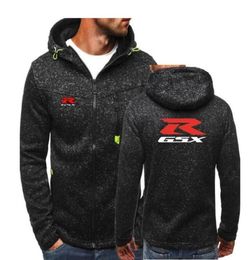 New Mens Motocross Zipper Fleece Veste Moto-cycle à capuchon Veste à capuche Street Cardigan Hoodies Sweatshirt à capuche en survêtement7122942