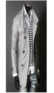Nieuwe heren overjas ontwerper kleding mediumlong trench lange jas mantel merk fashion breakher windbreaker mannen bovenkleding38897775