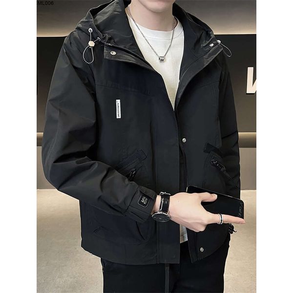 Nouveaux hommes Pi Shuai vestes Rush manteau à la mode à capuche marque de mode décontracté Version coréenne polyvalent haut ajusté pour hommes Tltk