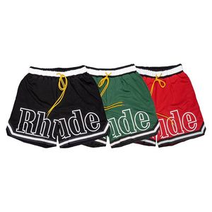 New Mens Rhude Man Fifth Men Set Suit de la mode Loose et confortable Soyez populaire Designer Beach Pantals Shorts