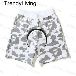 Nieuwe heren shorts Designer Dames Fashion Trend Camouflage Patroon Fitness Training Sportbroek Loose ademende heren zomer buiten kort