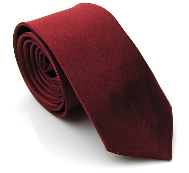 Noivo amarra mensagens magras de cor sólida de cetim gravata preta e branca gravata de seda