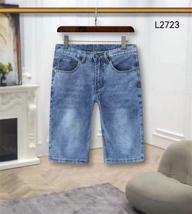 Nieuwe heren zomer jeans denim shorts voor man tranen blauwe zwarte shorts heren ritsjipbroek metalen knop magere slank fragmentarisch water gewassen shorts broek a3