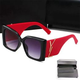 Nouvelles lunettes de soleil pour hommes lunettes de soleil design lettres lunettes de luxe cadre lettre lunette lunettes de soleil surdimensionnées nuances senior protection UV lunettes