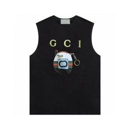 Nieuwe heren tanktops dames DesignerSt-shirt Tees Fashion Men S Casual T Shirts Man Clothing Street Designer Shorts Sheeve kleren T-shirts 2024