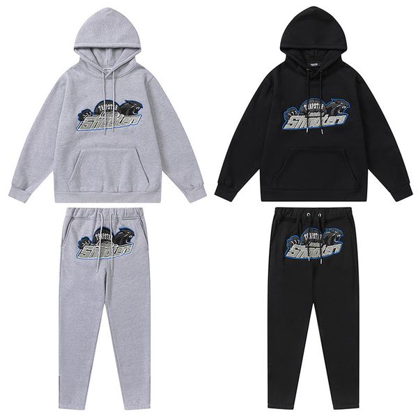 Nouveau Mens Trapstar Sweat À Capuche Survêtement Complet À Capuche Sportswear Hommes Nake Tech Trapstar Survêtements Sportswear Costume Zipper Pantalon Sweat Pantalon Jogging Taille S-XL