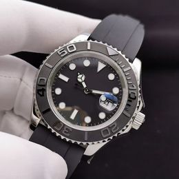 Nouvelle montre pour hommes 42MM cadran noir Style nautique 2813 mouvement automatique bracelet en caoutchouc plongée 226659 montre pour hommes montres avec