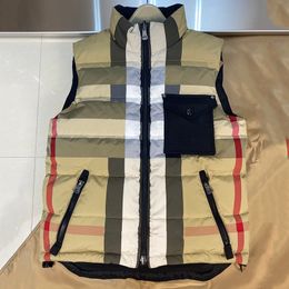 Nouvel homme Viete d'hiver Vintage Vintage Nylon Wilotcoat Bodywarmer Wilting Classic Stripe Mans Jacket Puffer extérieur