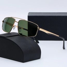 Nuevas gafas de sol de diseñador para mujer para hombre Gafas de sol Gafas cuadradas de moda con marco dorado Lentes de vidrio para hombre Mujer con estuches originales Cajas