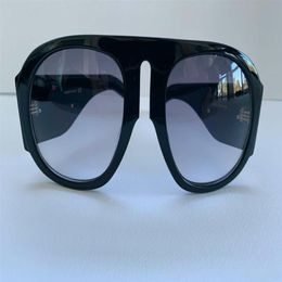 Nuevas gafas de sol cuadradas de cristal de gran tamaño para hombre y mujer gafas de sol de montura cuadrada de gran tamaño de alta calidad mujer287n