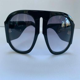 Nuevas gafas de sol cuadradas de cristal de gran tamaño para hombre y mujer gafas de sol de montura cuadrada de gran tamaño de alta calidad woman2845