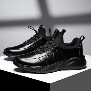 Neue Laufschuhe für Herren und Damen, dreifach, schwarz, weiß, Leder, Plateau-Designer-Sneaker, Herren-Sneaker, selbstgemachte Marke, hergestellt in China