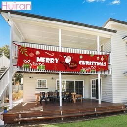Nuevo Banner de Feliz Navidad Decoraciones navideñas para el hogar Banner de la tienda al aire libre Tirando la decoración Natal de Navidad Año Nuevo 201017305W