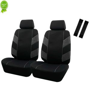 Nuevas fundas de asiento de tela de malla para accesorios de coche, tamaño Universal Interior con funda de asiento de coche de tela brillante, compatible con CarSUV, camioneta y furgoneta