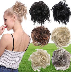 Nouveau Messy Scrunchie chignon cheveux chignon bande élastique droite chignon postiche cheveux synthétiques chignon extension de cheveux pour femmes 3188827