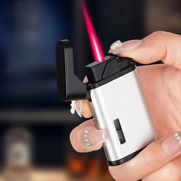 Nouveau Metal Direct Charge Windroping Lighter Creative Butane Butane sans gaz ACCESSOIRES DE TAMUS PLUS PLUS PLUS