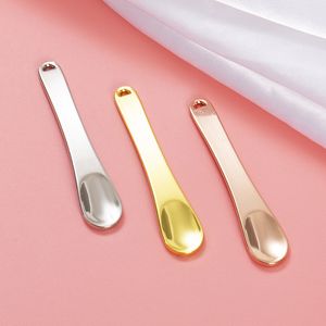 Nieuwe Metalen Goud Zilver Lepel Dabber Wax Tool Kruidenpoeder Droog Kruid Tabak Schop Draagbare Schep Innovatief Ontwerp Voor Snuff Snuiven Sniffer Roken Accessoires