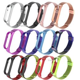 Nieuwe metalen Milanese polsband voor Xiaomi MI Band 5 Armband Strap voor Xiaomi Miband 5 Smart Band Accessoires Groothandel Nieuw