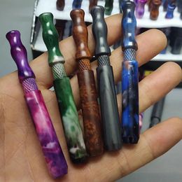 Nouveau ressort en métal fumer tuyau à main 80x9mm couleur un frappeur chauves-souris Tube à priser renifler renifler tuyaux de tabac 100 pièces beaucoup accessoire de fumée