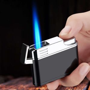 New Metal Turbo Torch Lighters Vintage Windprooter Butane sans gaz cigarette à cigare jet plus léger accessoires de fumer gadgets pour hommes