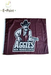 Nouveau Mexique Aggies Polyester Flag 3ft * 5ft (150 cm * 90cm) Drapeau de bannière de la bannière volant Home Garden Outdoor Cadeaux 7006605