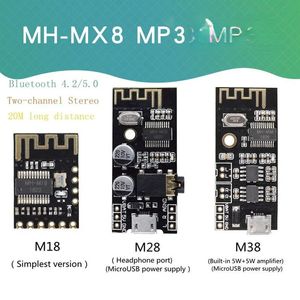 NOUVEAU MH-MX8 MP3 Decoder Board Bluetooth 4.2 5.0 Modul audio Verlustfreie stéréo DIY REFIT Lautprecher Hohe Fidelity Hifi M18 M28 M38- DIY EN MAUTRAGE DE MOI