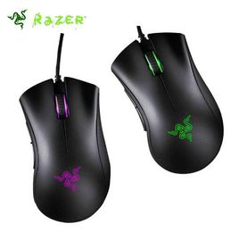 Nieuwe muizen Factory Direct Sell Razer Deathadder Chroma Symphony USB Wired Optical Mouse Gaming Computer Game met Retail