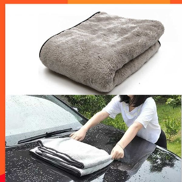 Nouvelle serviette en microfibre accessoires de lavage de voiture 100X40cm chiffon de nettoyage de voiture super absorbant serviette en microfibre de qualité supérieure séchage unique