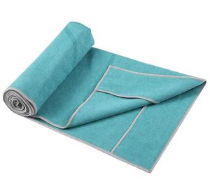 Nouvelle serviette de tapis de yoga en microfibre gym fitness serviette antidérapante avec sac de transport en filet couvertures en microfibre très absorbantes serviette 72x24 