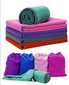 Nouvelle serviette de yoga en microfibre antidérapante absorbant la sueur couvertures de tapis de pilates haute qualité nouvelle couverture antidérapante de yoga sport fitness exercice gym