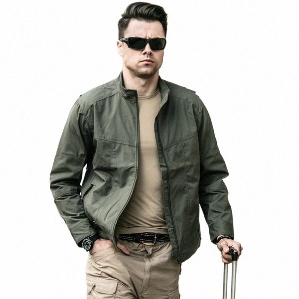 Nouveau militaire Assassin Combat Training Pilot Men's imperméable et durable tactique printemps et automne manteau décontracté veste i1wy #