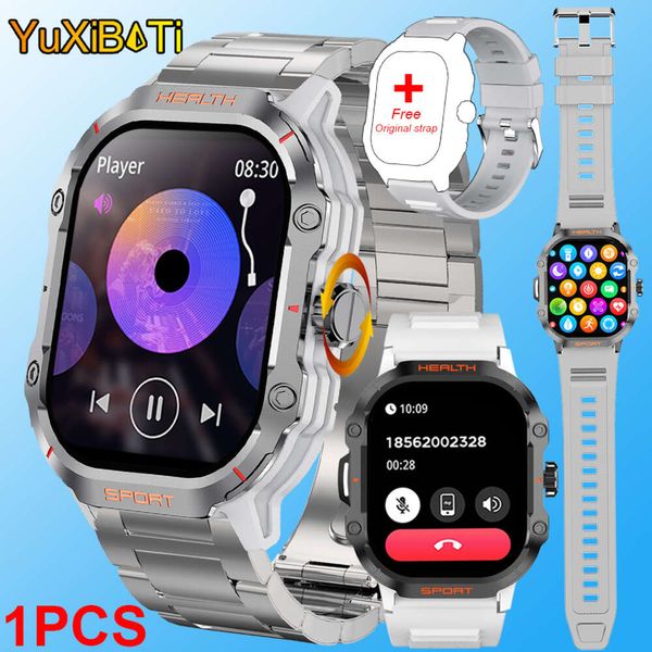 Nouvelle militaire NFC Bluetooth Call Smart Watch Men 2.01 